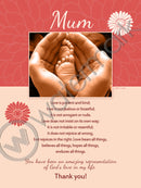 MOMS'  FRAMED PLAQUE