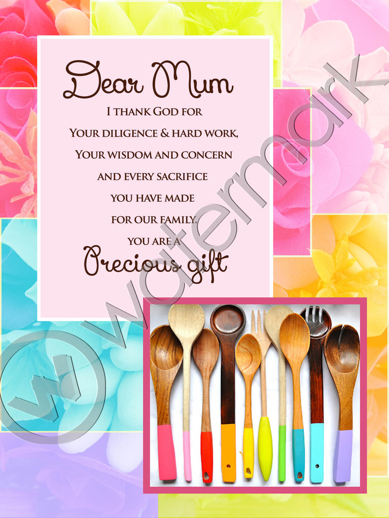 MOMS' FRAMED PLAQUE