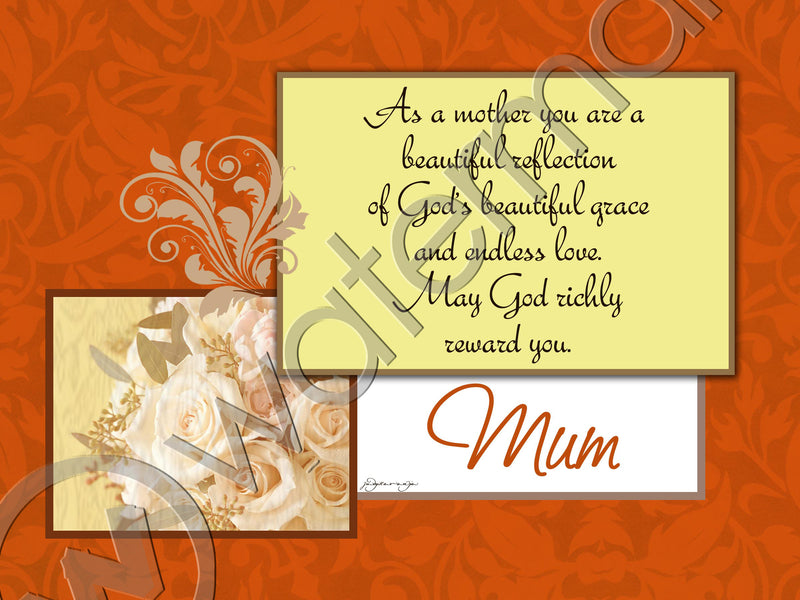 MOMS' FRAMED PLAQUE