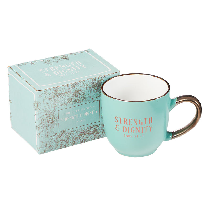 MUG520 / Strength And Dignity-Mugs Ceramic
