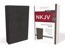 NKJV VALUE THINLINE BIBLE, IMITATION LEATHER, CHARCOAL