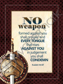 SCRIPTURAL FRAMED PLAQUE