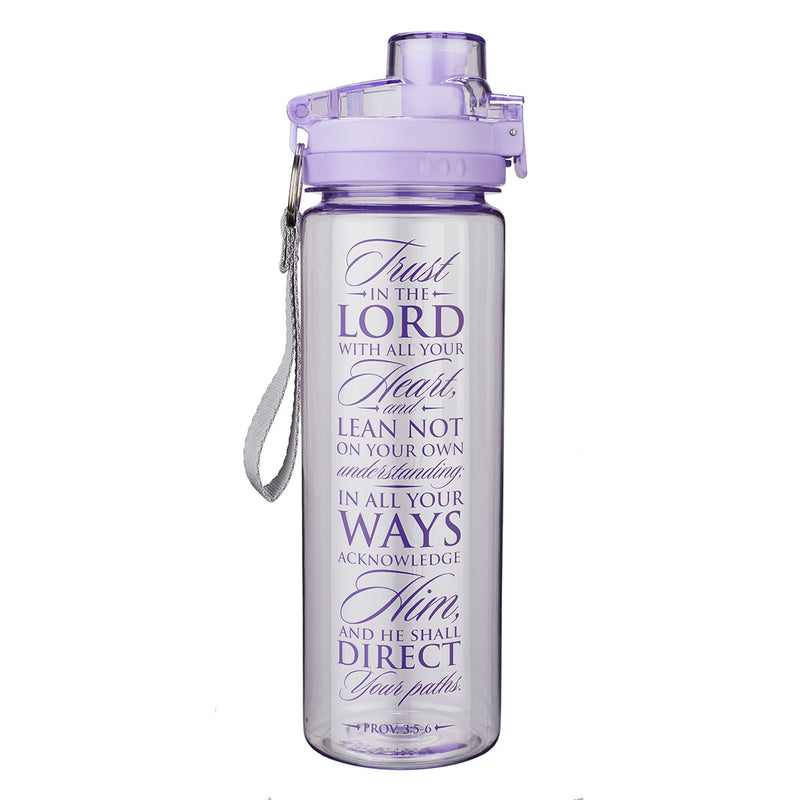 Water Bottle Plastic -Trust In The Lord
