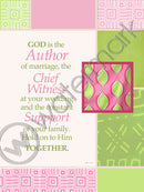 WEDDING FRAMED PLAQUE