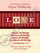 WEDDING FRAMED PLAQUE