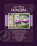 WEDDING FRAMED PLAQUE