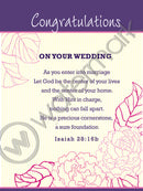 WEDDING FRAMED PLAQUE