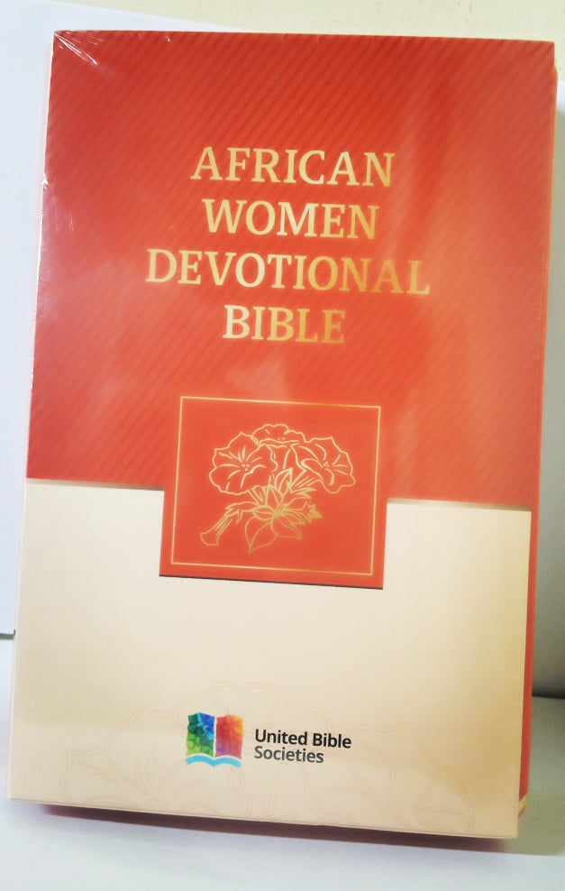 ESV AFRICAN WOMEN DEVOTIONAL BIBLE- ORANGE leather
