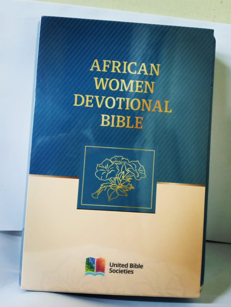 ESV AFRICAN WOMEN DEVOTIONAL BIBLE- BLUE leather COVER