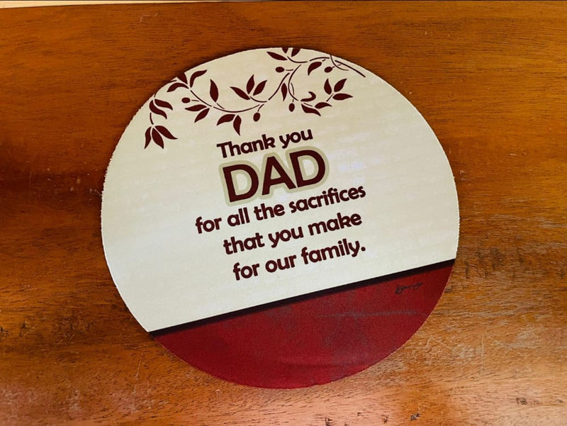 MOUSE PADS- THANK YOU DAD