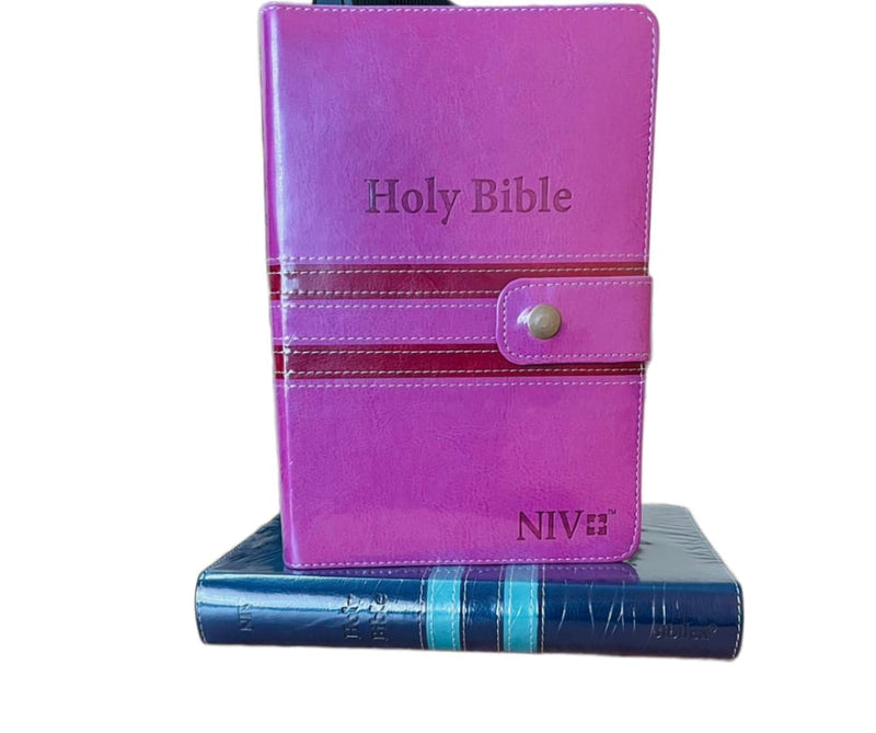 NIV STD PINK PRESS BUTTON DUOTONE