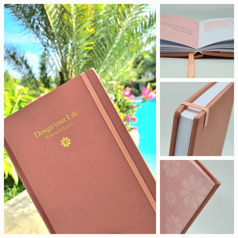 PLANNER/JOURNAL - DESIGN YOUR LIFE Dusty Rose