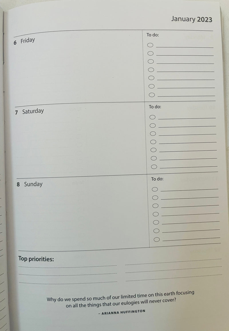 DAILY PLANNER 2023 TOPICAL
