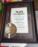 FRAMED WALL PLAQUE ART