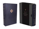 NKJV, Deluxe Reader's Bible, Cloth over Board, Blue, Comfort Print
