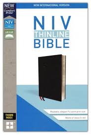 NIV THINLINE INDEX BIBLE BLACK