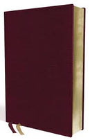 NRSV THINLINE, BONDED LEATHER BURG, COMFORT PRINT