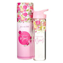 Water Bottle Glass-I Love You, Mom